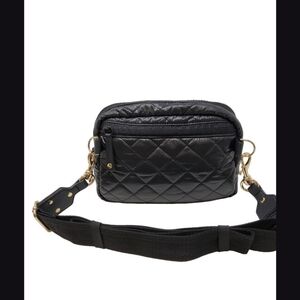 Quilted Black Crossbody Bag